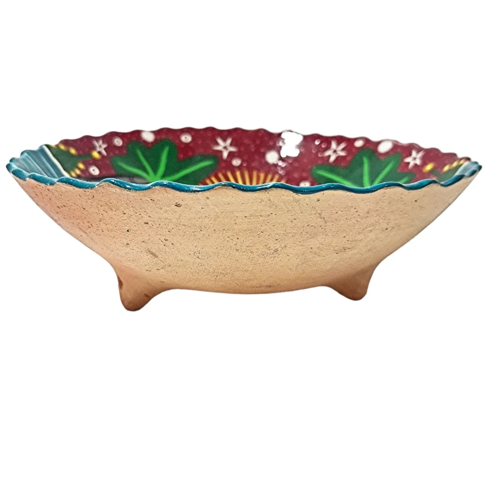 Hand Made Mexican Art Bowl From Puerto Vallarta - Picture 2 of 3